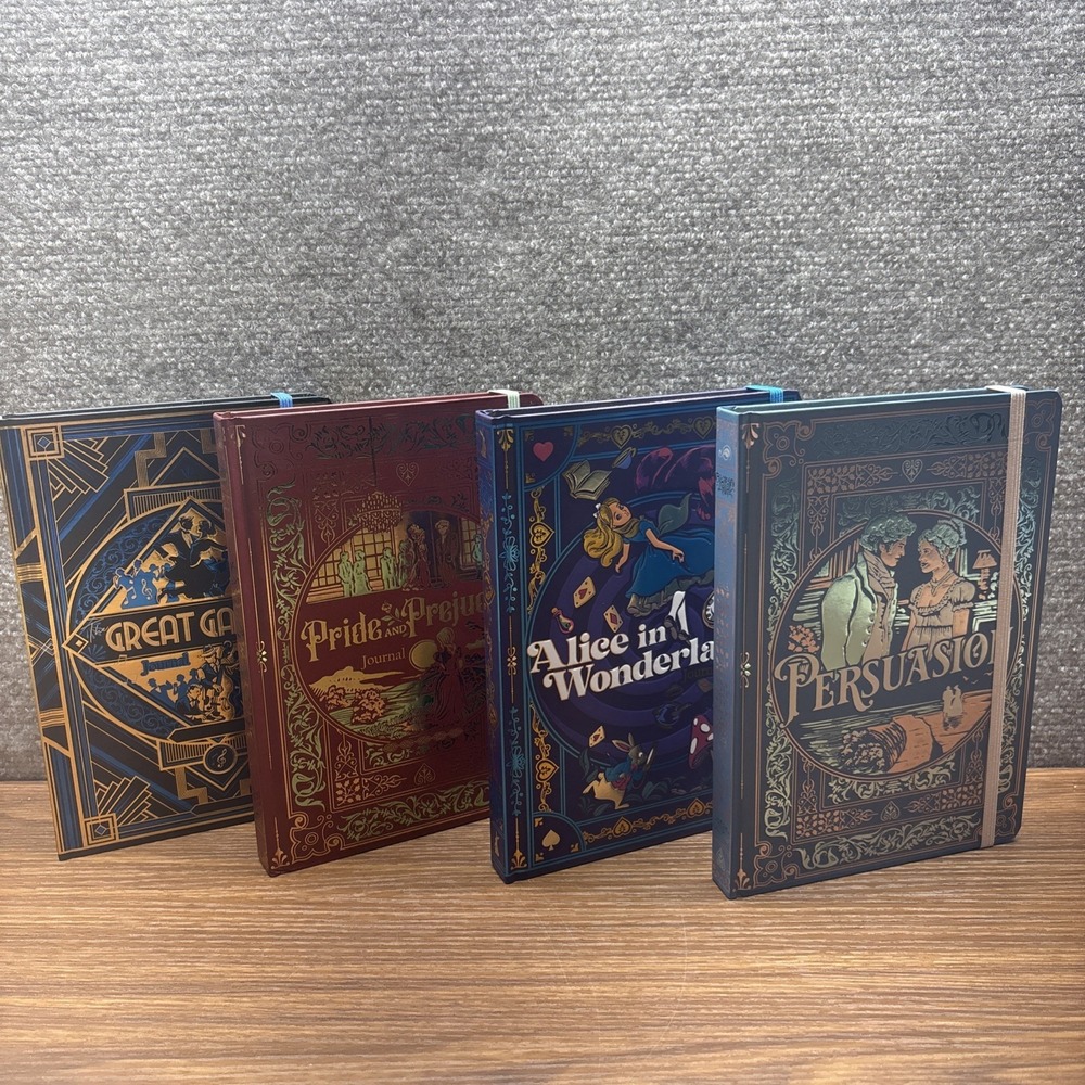Hardcover Lined Notebook Journal For Writing  Brand‎ New Themed Set Of 4